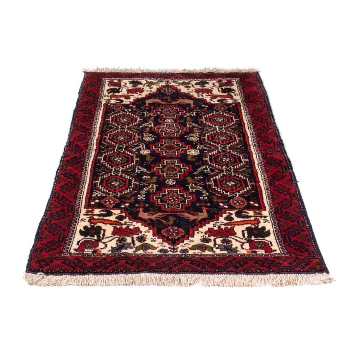 Loper Baluch tapijt - 175 x 85 cm - donkerblauw