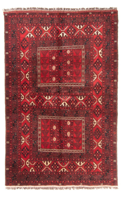 Turkaman tapijt 158x244cm - Perzisch tapijt - rood