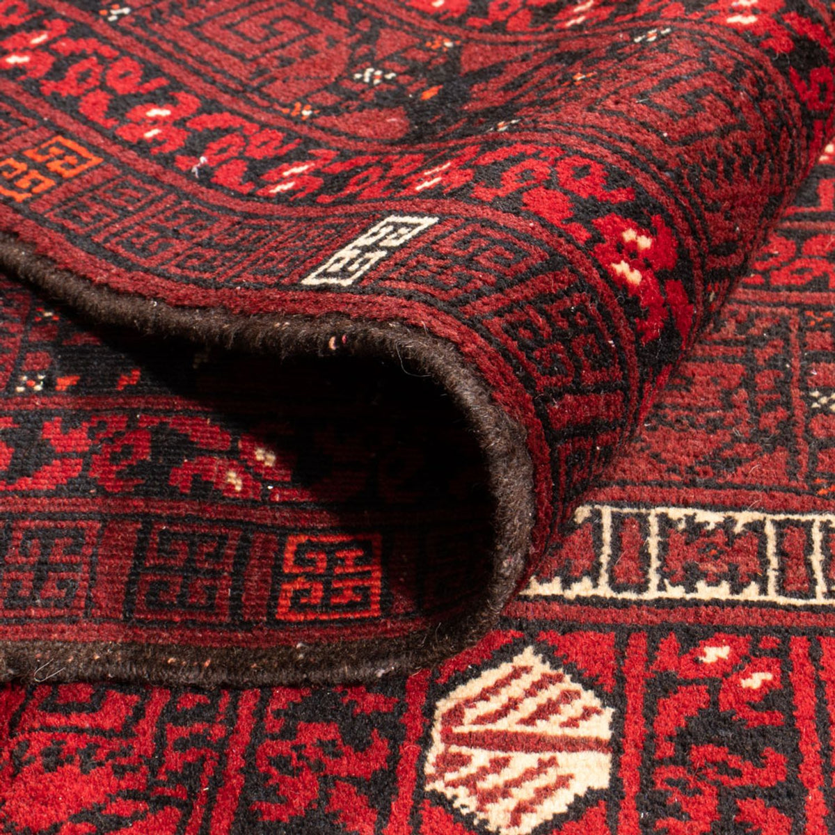 Turkaman tapijt - 244 x 158 cm - rood
