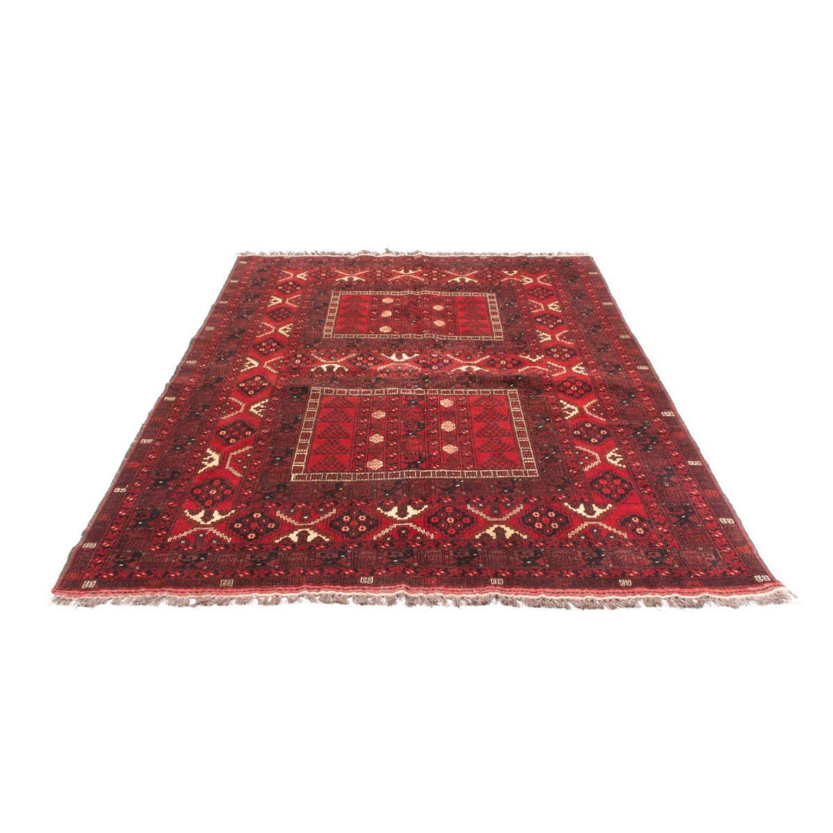 Turkaman tapijt - 244 x 158 cm - rood
