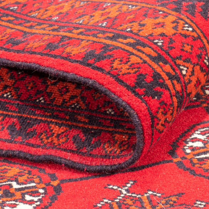 Loper Turkaman tapijt - 177 x 97 cm - rood