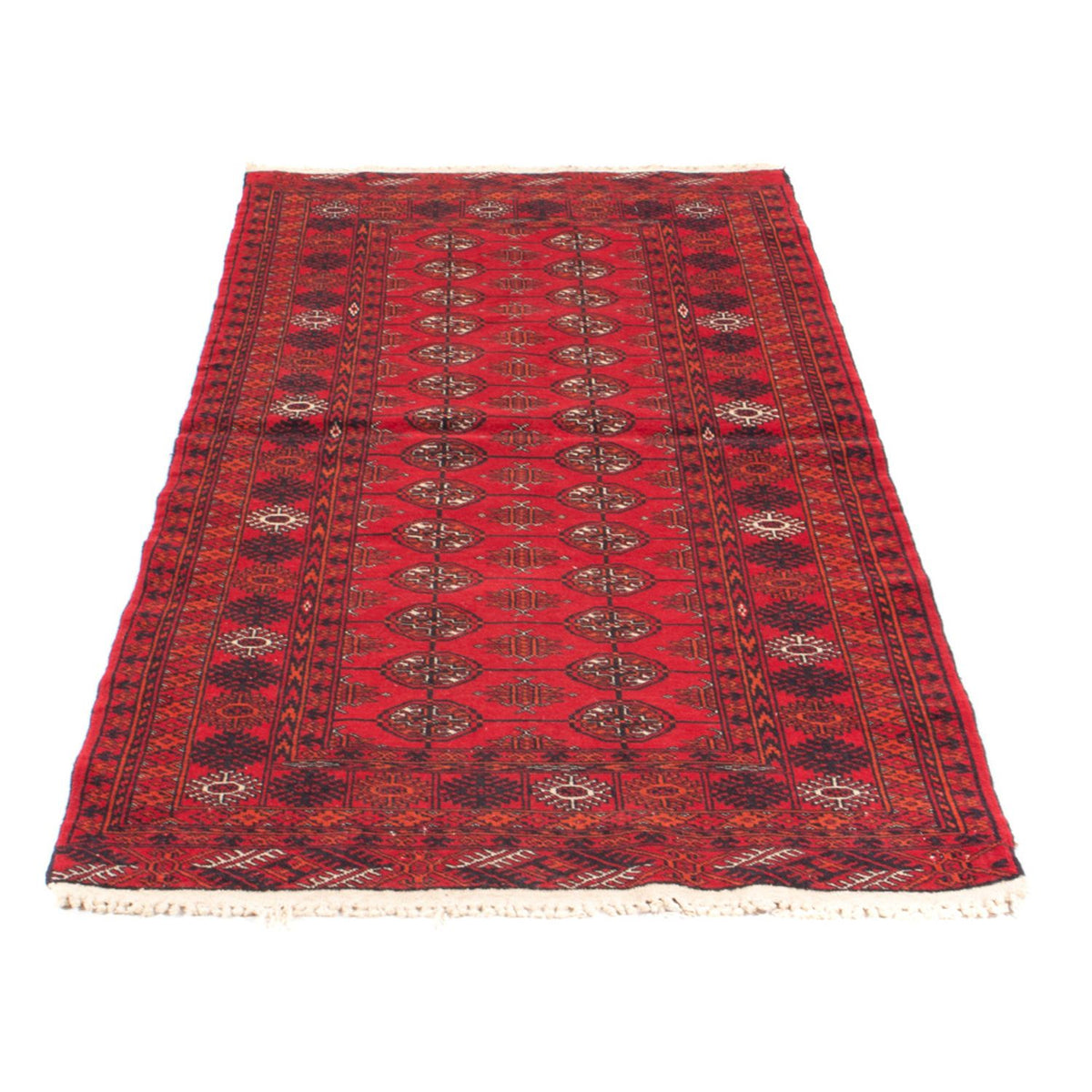 Loper Turkaman tapijt - 177 x 97 cm - rood