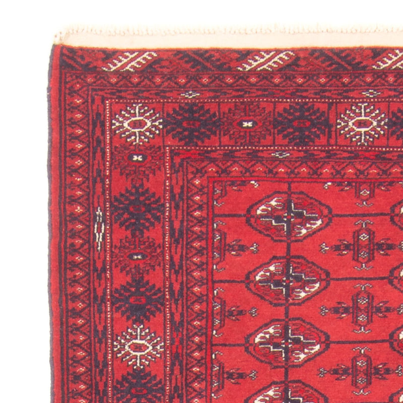 Loper Turkaman tapijt - 191 x 88 cm - rood