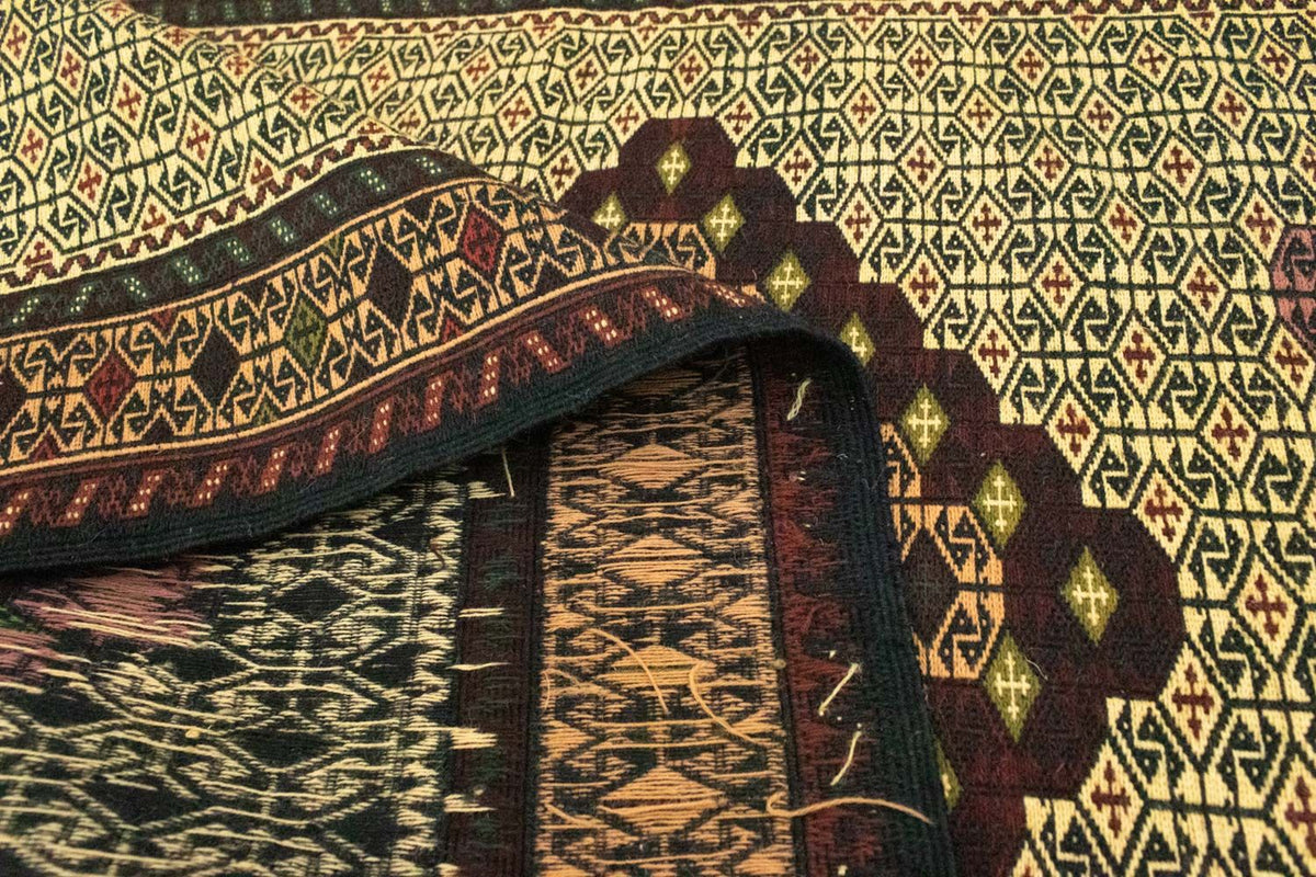 Loper Kelim tapijt - Oosters - 191 x 84 cm - blauw