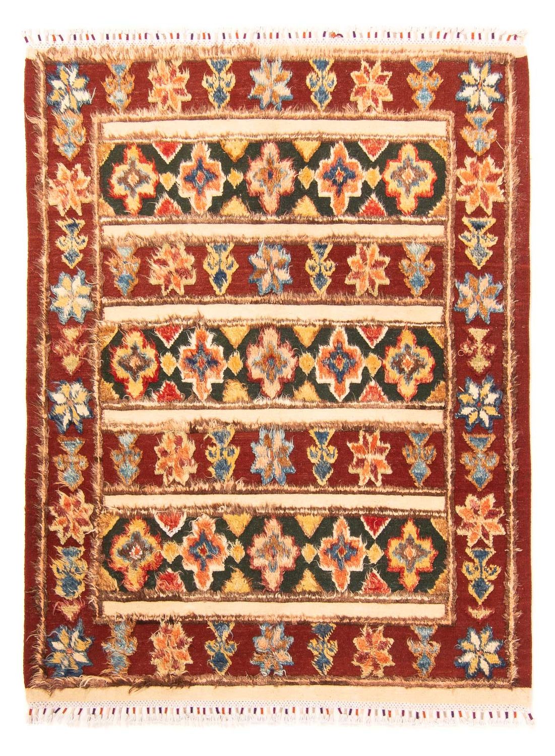 Berber tapijt - 211 x 158 cm - veelkleurig