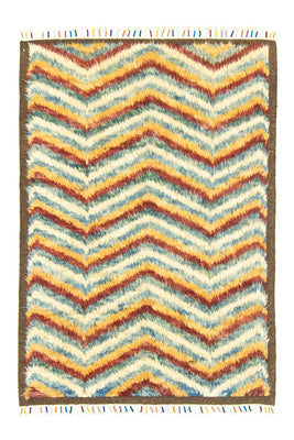 Berber tapijt - 206 x 147 cm - gekleurd