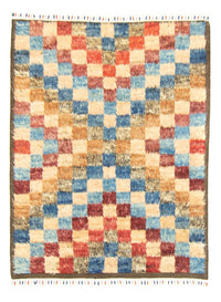 Berber tapijt - 206 x 143 cm - gekleurd