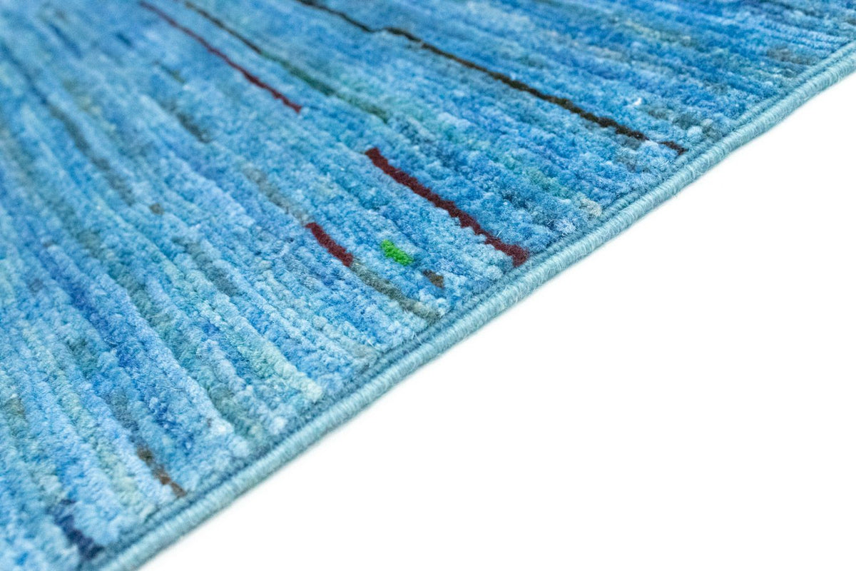 Loper Ziegler tapijt - Modern - 145 x 50 cm - blauw