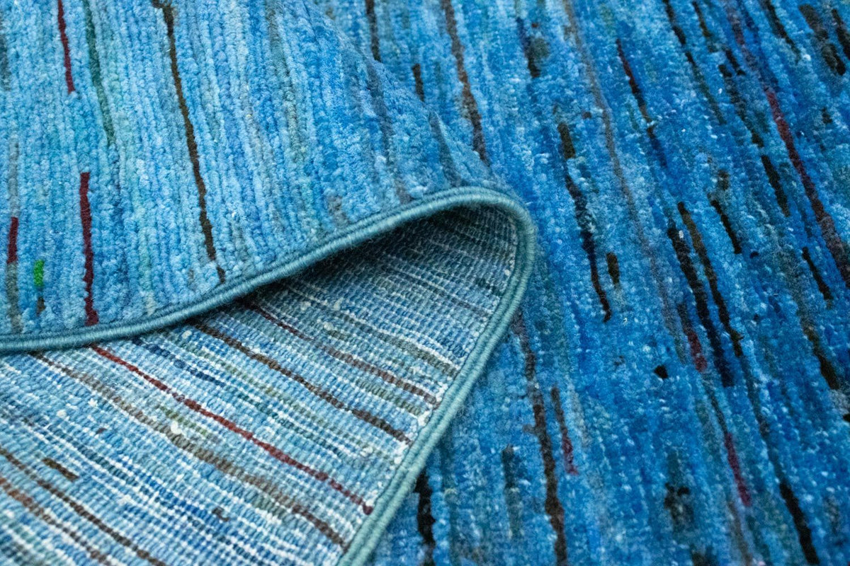 Loper Ziegler tapijt - Modern - 145 x 50 cm - blauw