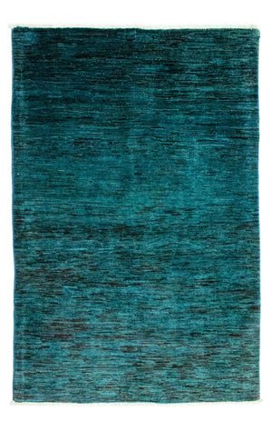 Ziegler tapijt - Modern - 145 x 97 cm - benzine blauw
