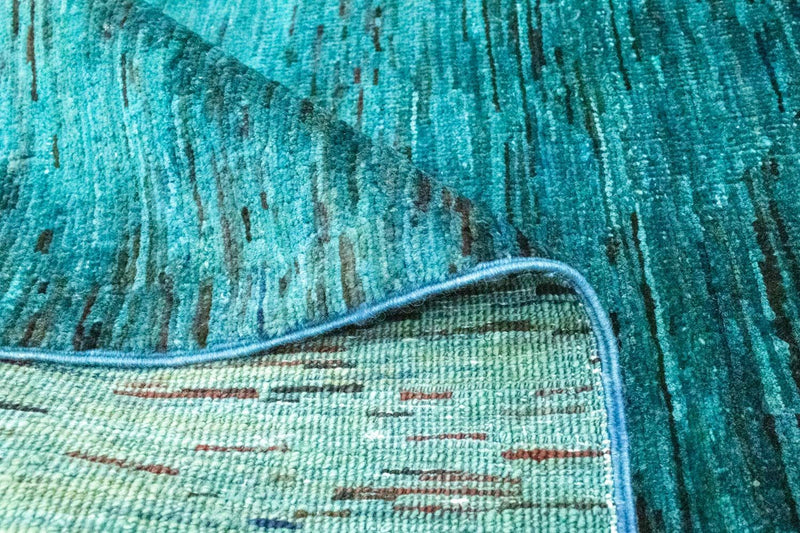 Ziegler tapijt - Modern - 145 x 97 cm - benzine blauw