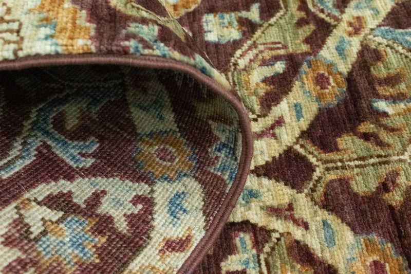 Loper Ziegler tapijt - 201 x 47 cm - bruin