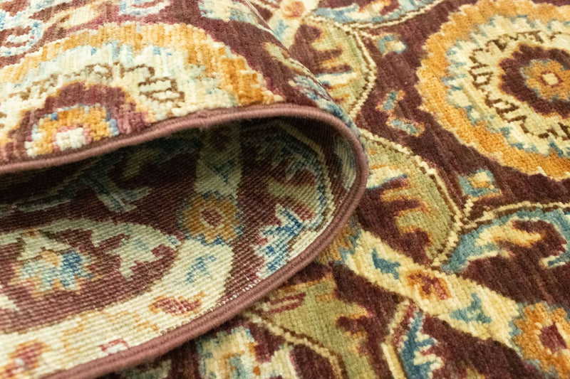 Loper Ziegler tapijt - 201 x 47 cm - bruin