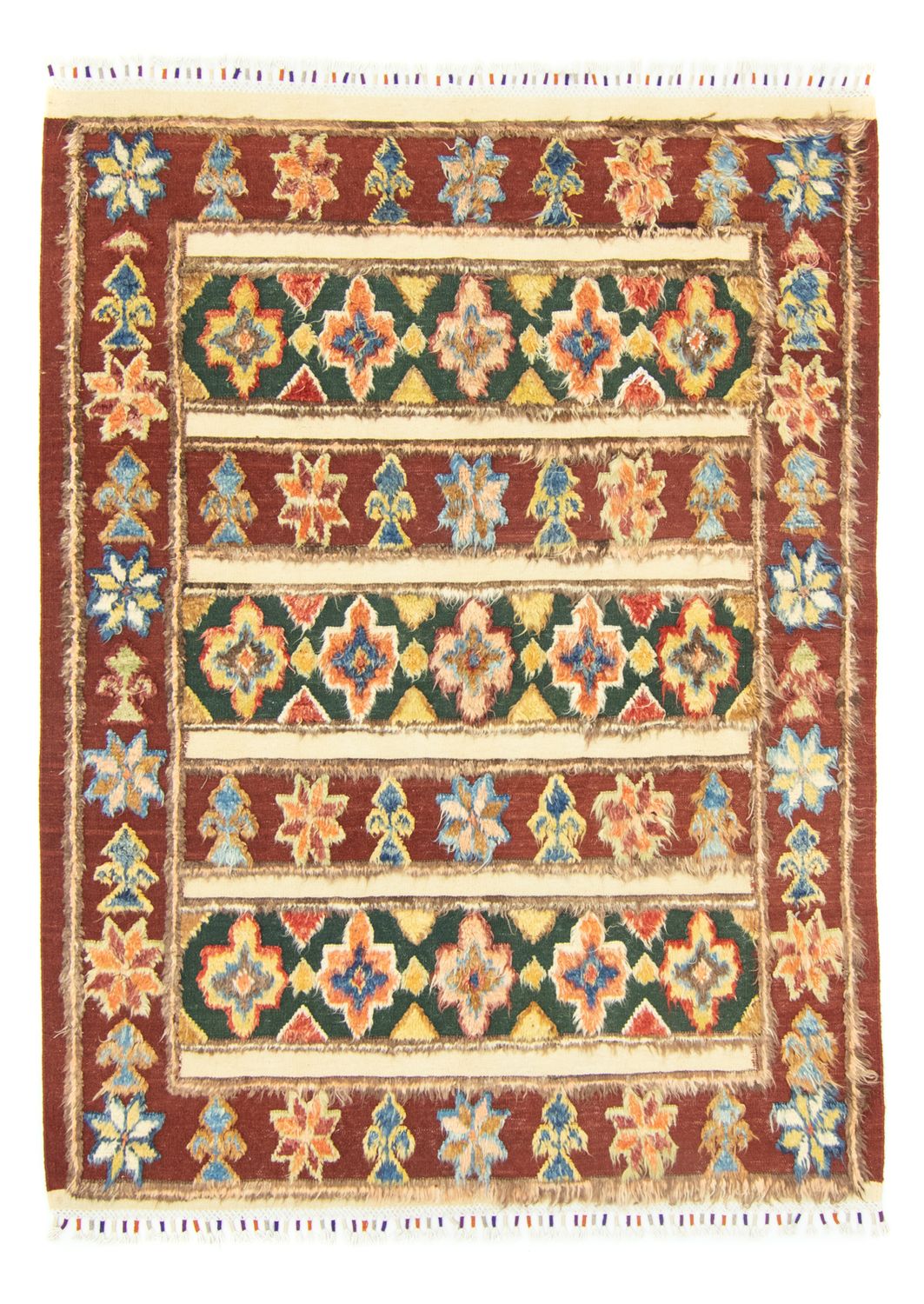 Berber tapijt - 211 x 158 cm - rood