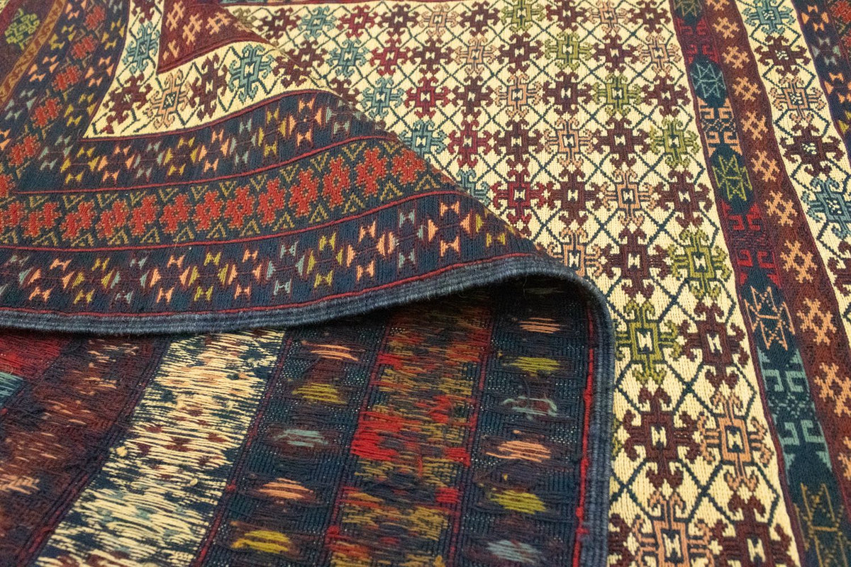 Kelim tapijt - Oosters - 186 x 126 cm - beige