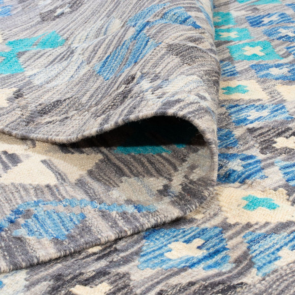 Kelim tapijt - Splash - 241 x 174 cm - veelkleurig