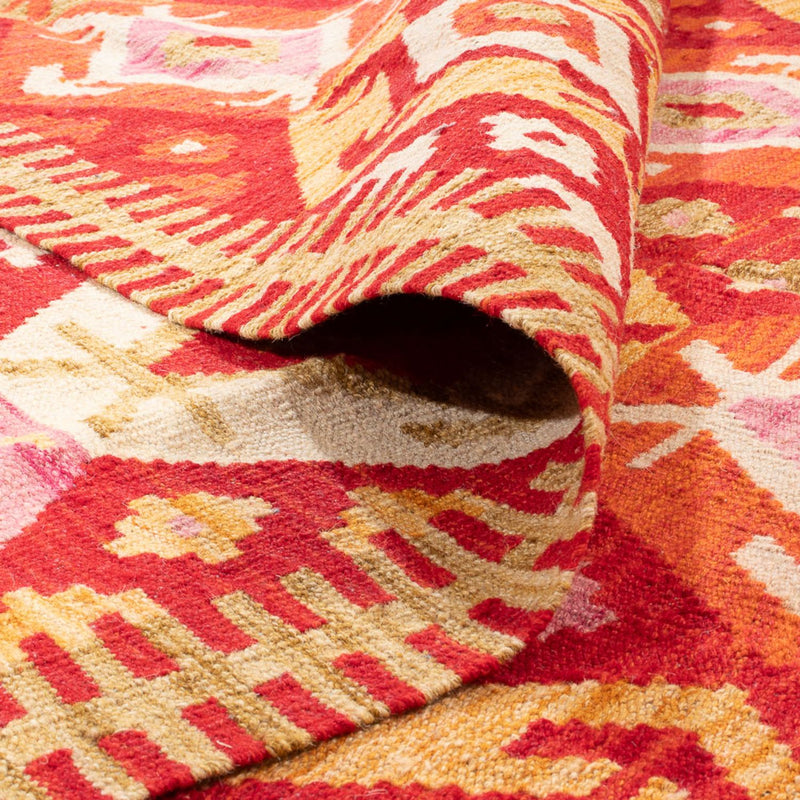 Kelim tapijt - Splash - 253 x 176 cm - veelkleurig