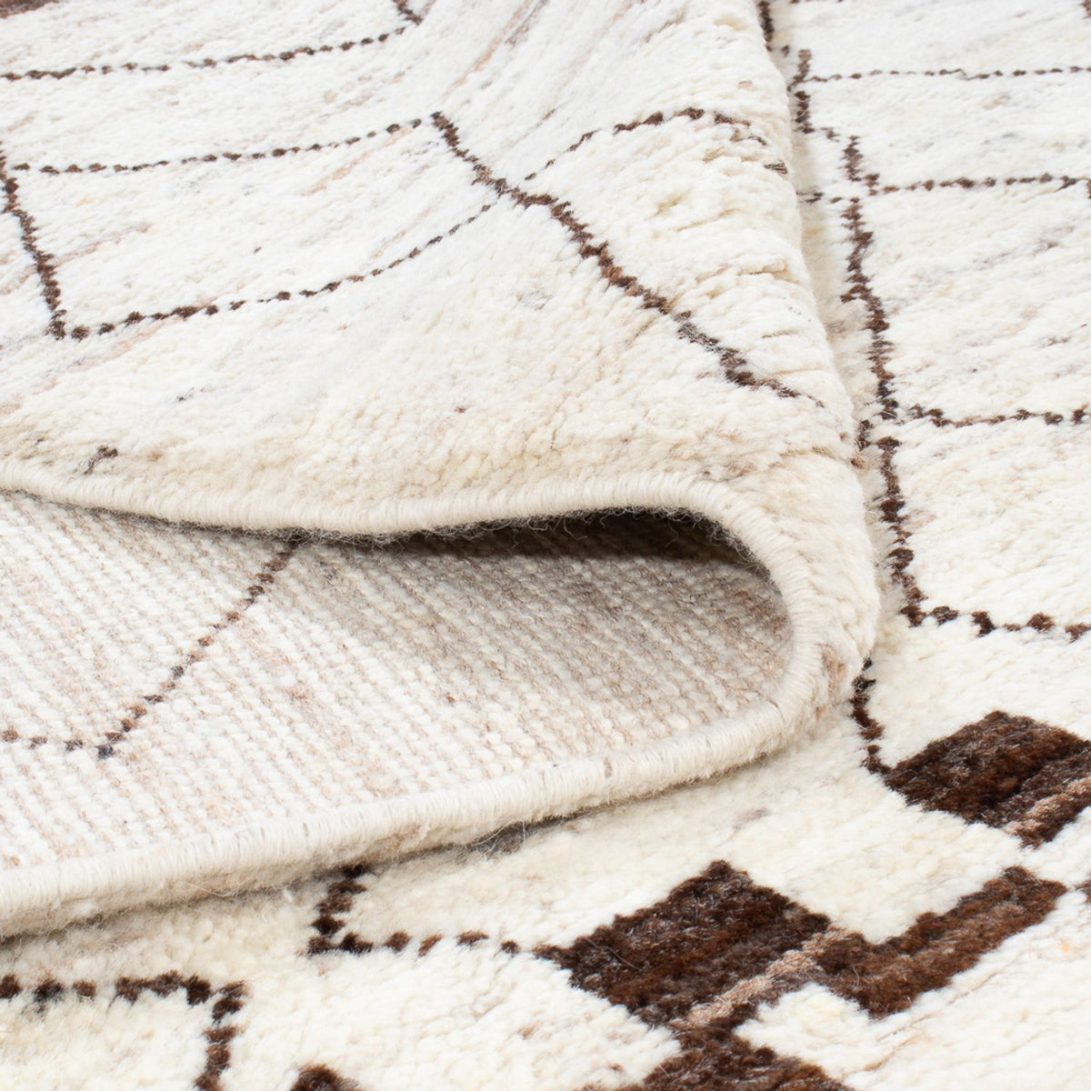 Berber tapijt - 228 x 156 cm - lichtgrijs