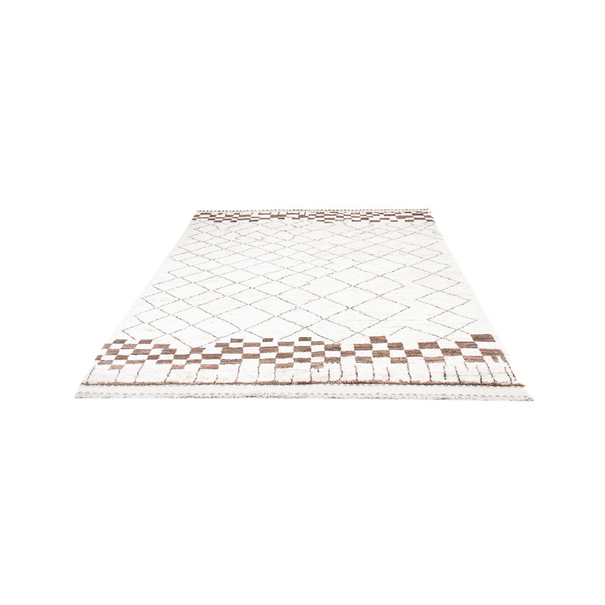 Berber tapijt - 228 x 156 cm - lichtgrijs