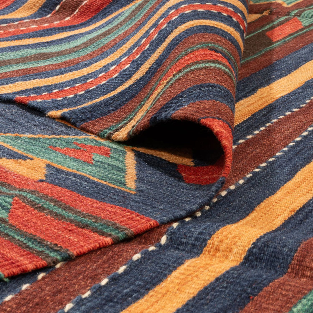 Kelim tapijt - Oosters - 304 x 198 cm - veelkleurig