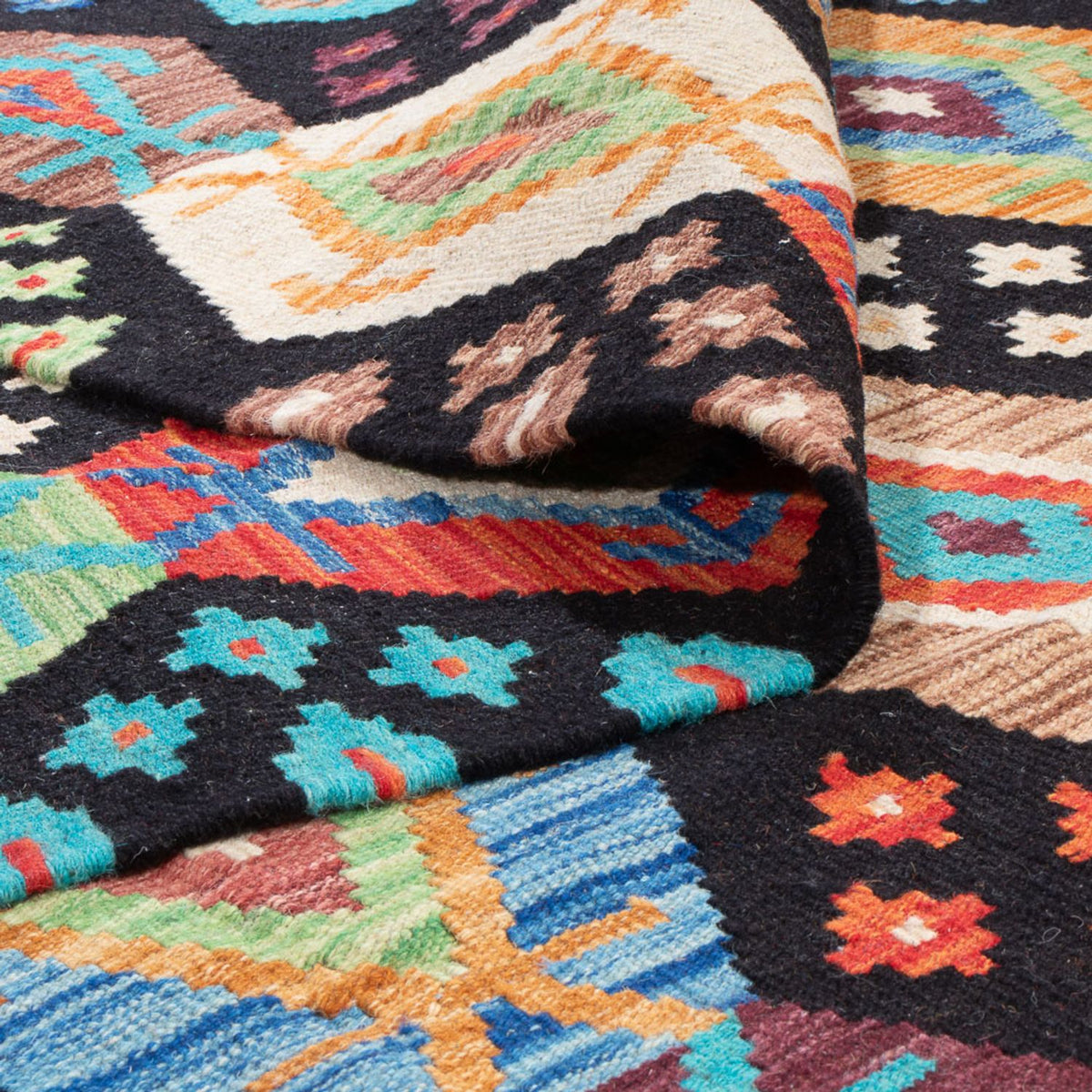 Kelim tapijt - Oosters - 262 x 179 cm - veelkleurig