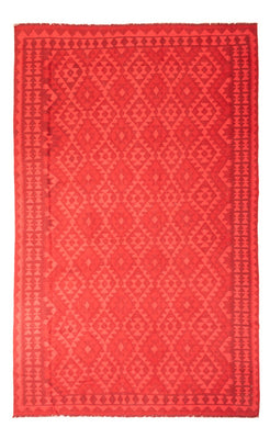 Kelim tapijt - Trendy - Vintage / Gekleurd - 291 x 193 cm - rood