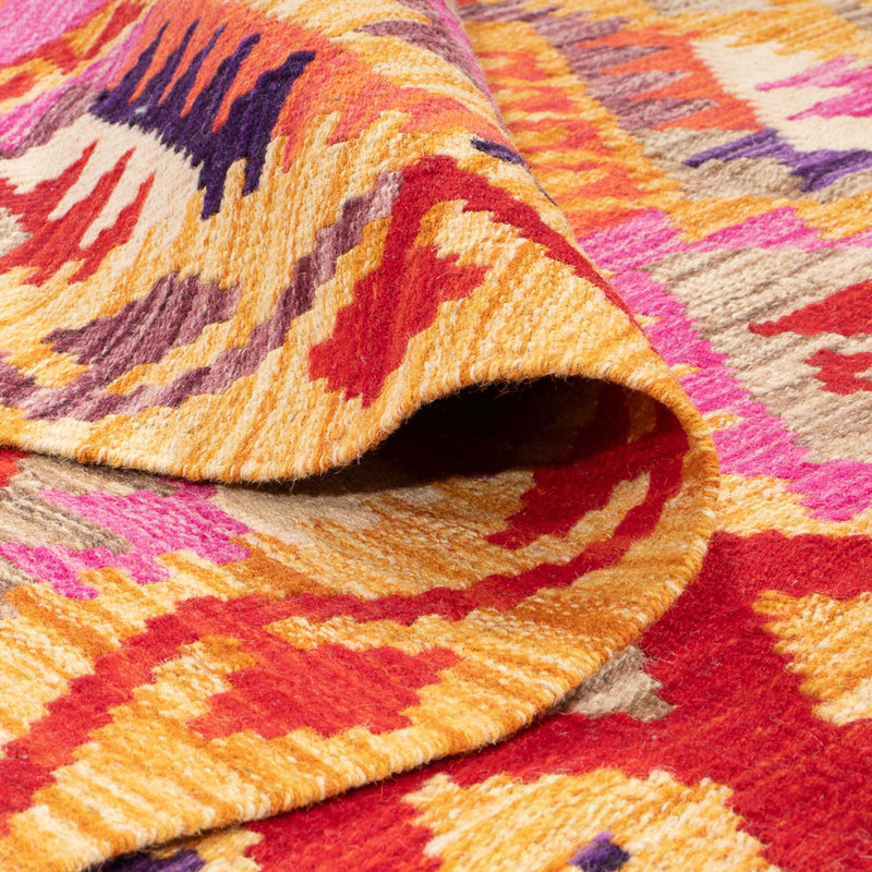 Kelim tapijt - Splash - 236 x 177 cm - veelkleurig