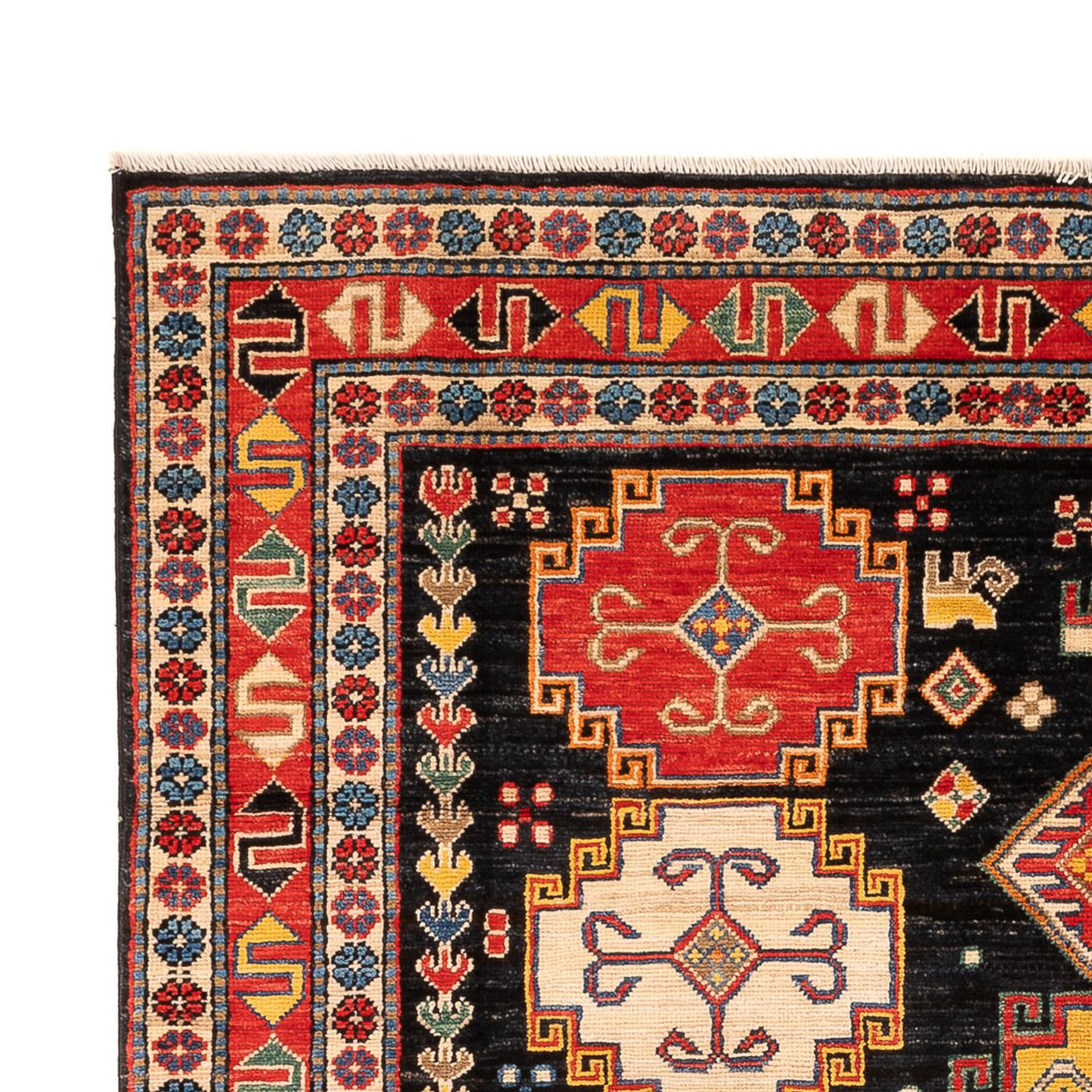 Kazak Tapijt 199x152cm - Oosters Tapijt