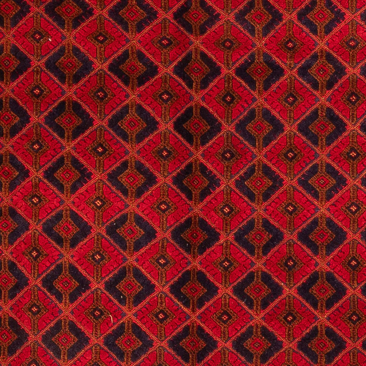 Turkaman tapijt - 190 x 153 cm - donkerrood