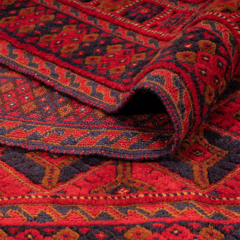 Turkaman tapijt - 190 x 153 cm - donkerrood