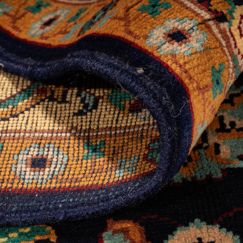 Afghaans tapijt - 213 x 151 cm - donkerblauw