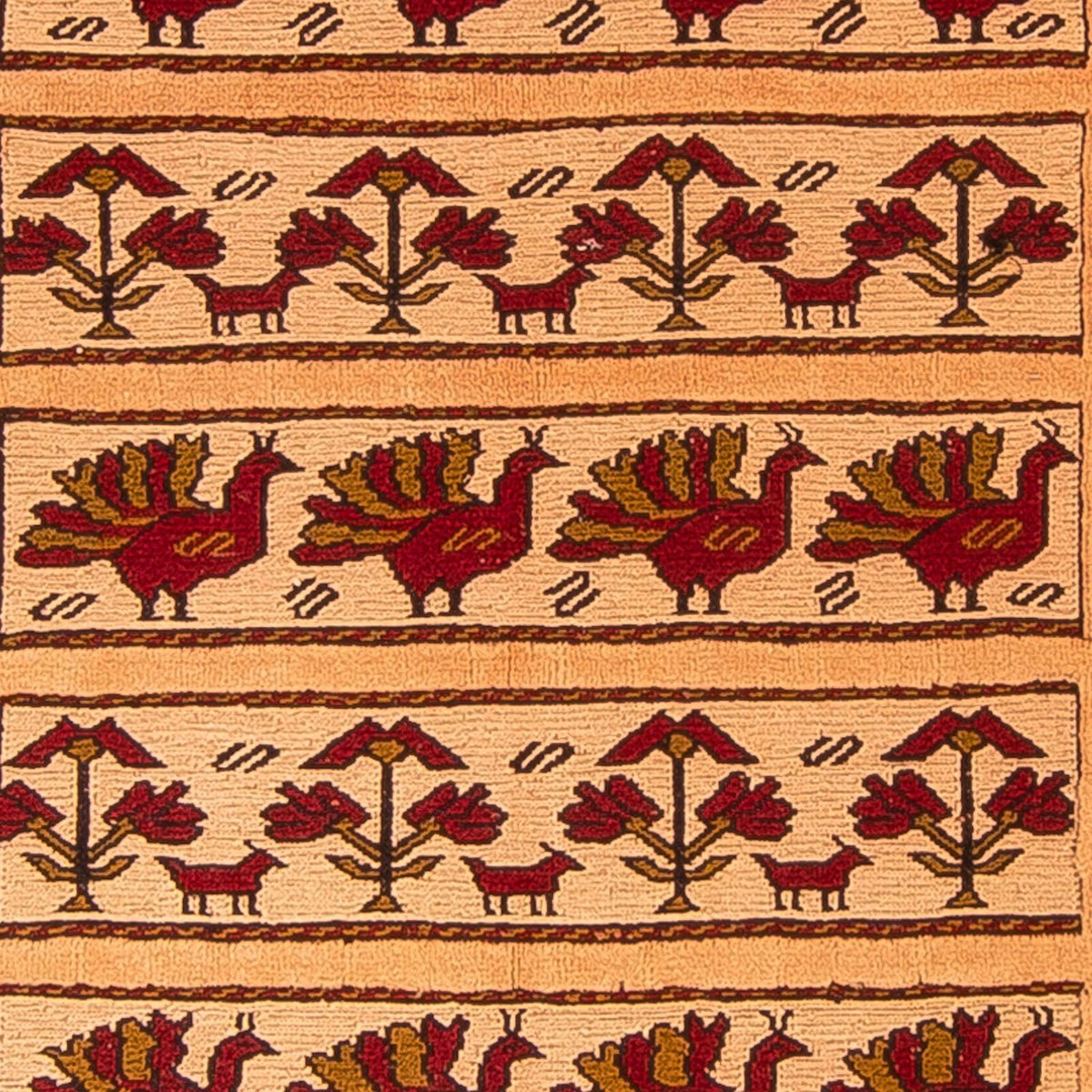 Kelim tapijt - Oosters - 180 x 140 cm - bruin