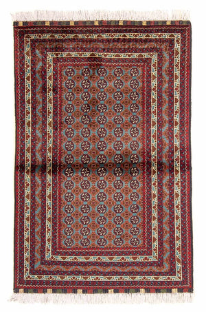 Afghaans tapijt - Bukhara - 150 x 100 cm - veelkleurig