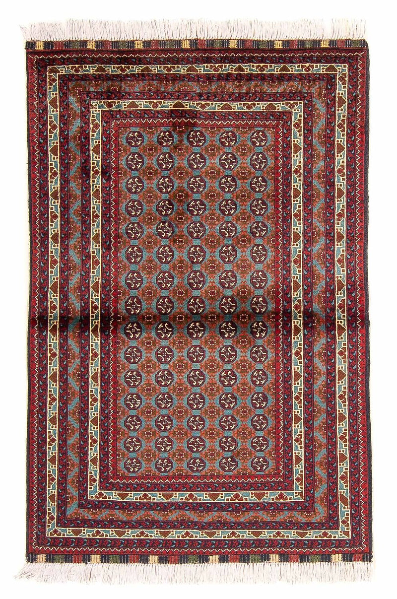 Afghaans tapijt - Bukhara - 150 x 100 cm - veelkleurig