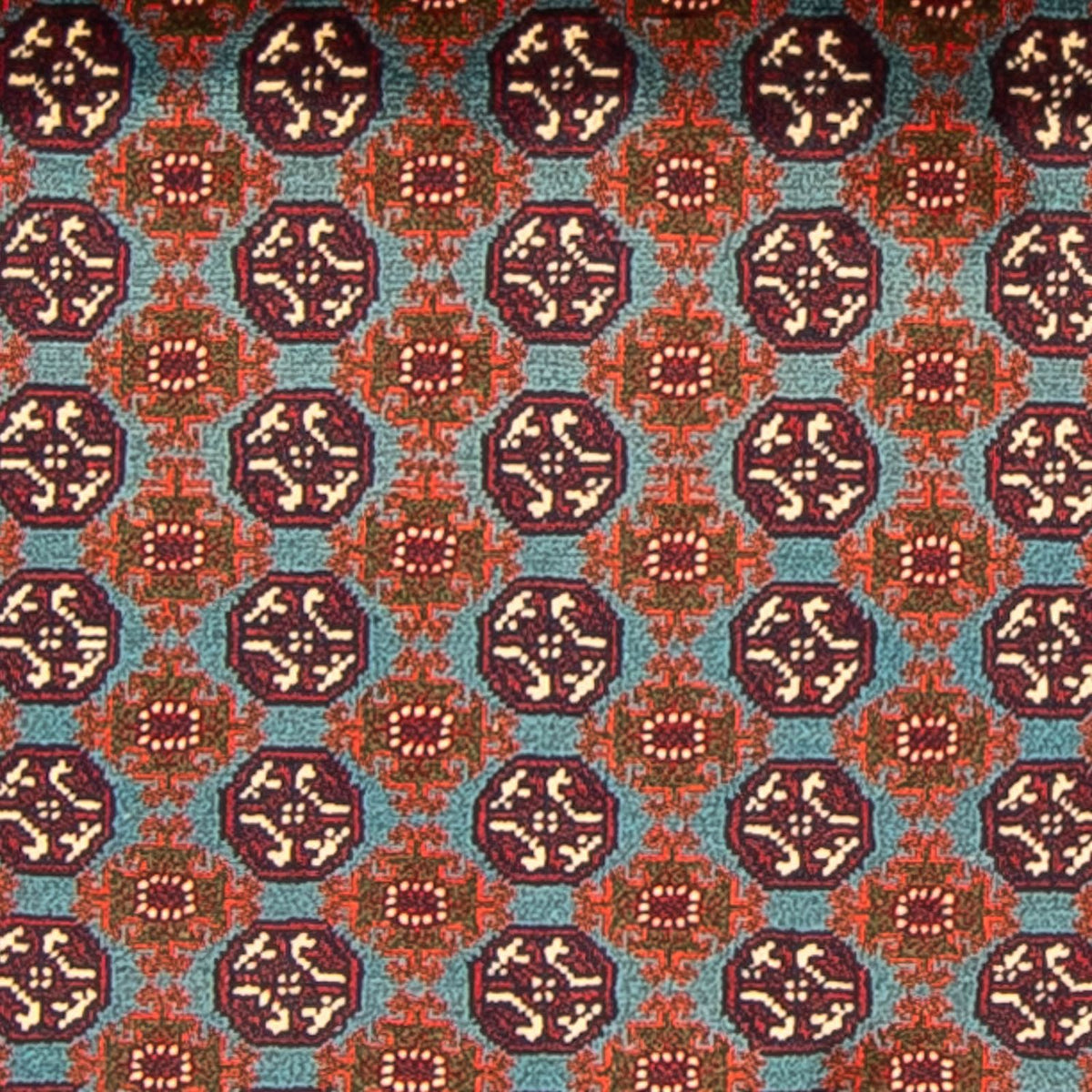 Afghaans tapijt - Bukhara - 150 x 100 cm - veelkleurig