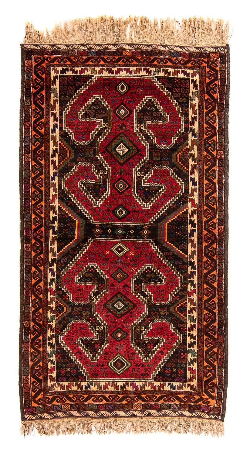 Loper Baluch tapijt - 214 x 115 cm - veelkleurig