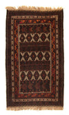 Afghaanse kilim Tapijt 118x178cm - Rechthoekig / Bruin / 118 x 178 cm Rechthoekig