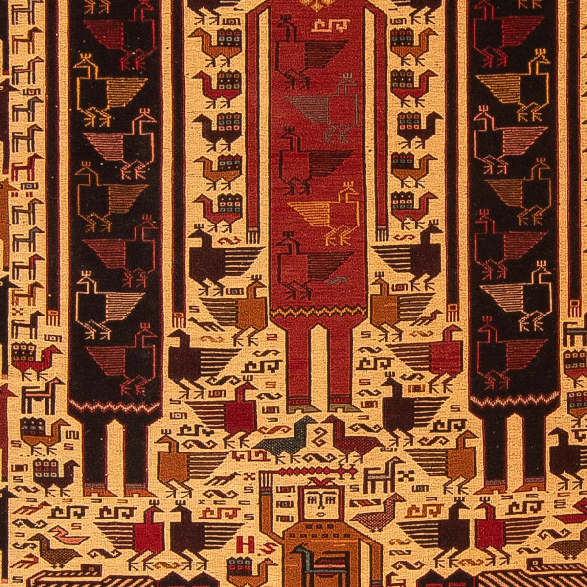 Kelim tapijt - Oosters - 200 x 122 cm - beige