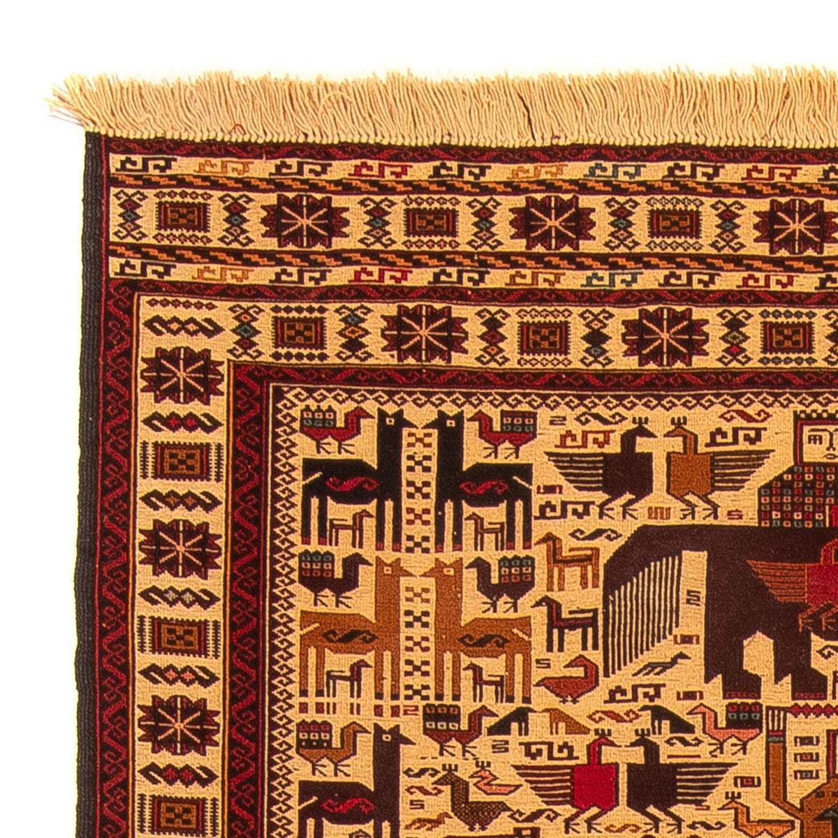 Kelim tapijt - Oosters - 200 x 122 cm - beige