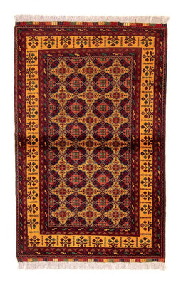 Loper Afghaans tapijt - Bukhara - 208 x 90 cm - veelkleurig