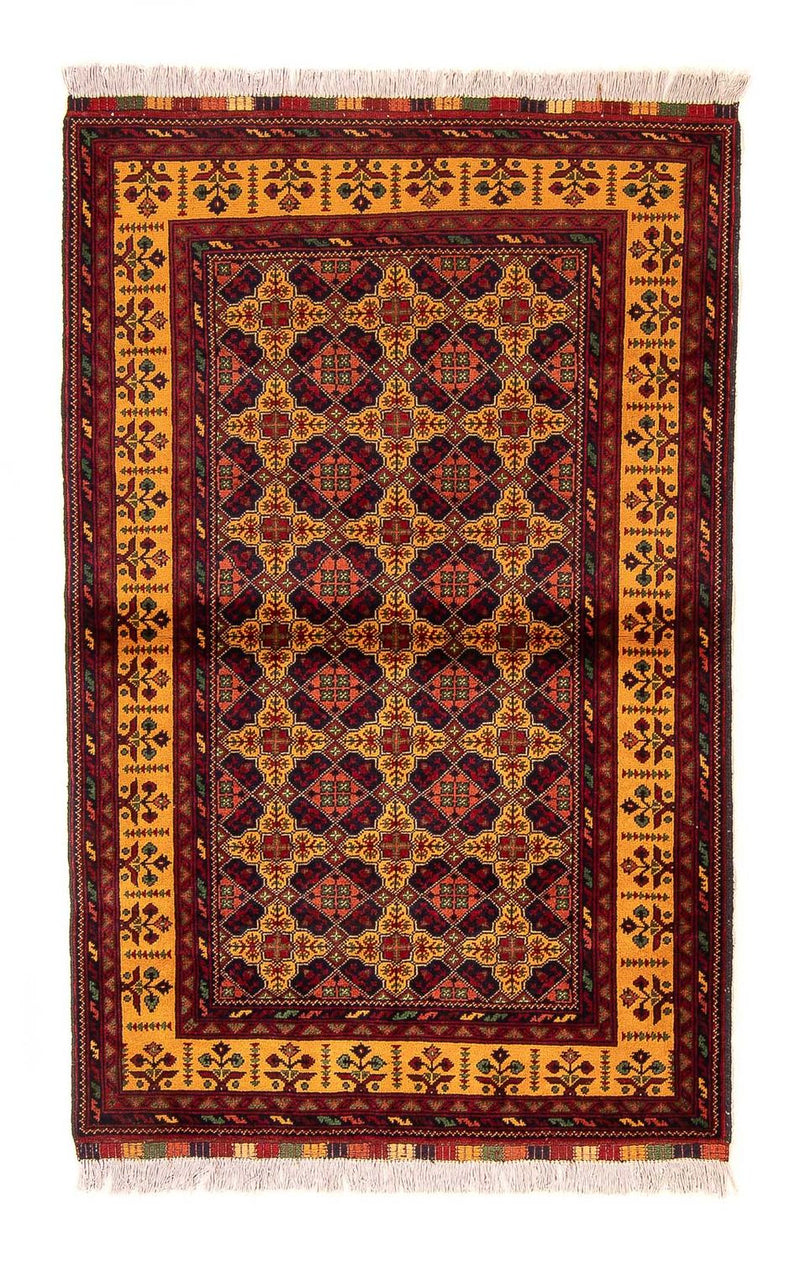 Loper Afghaans tapijt - Bukhara - 208 x 90 cm - veelkleurig