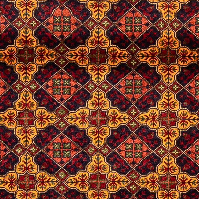 Loper Afghaans tapijt - Bukhara - 208 x 90 cm - veelkleurig