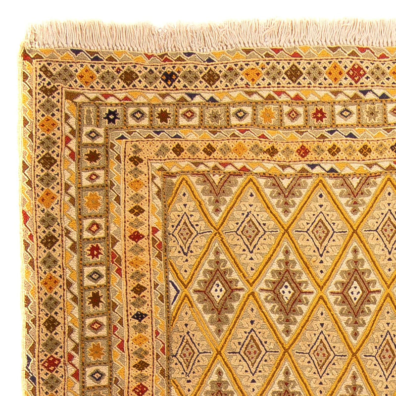 Kelim tapijt - Oosters - 190 x 148 cm - lichtbruin