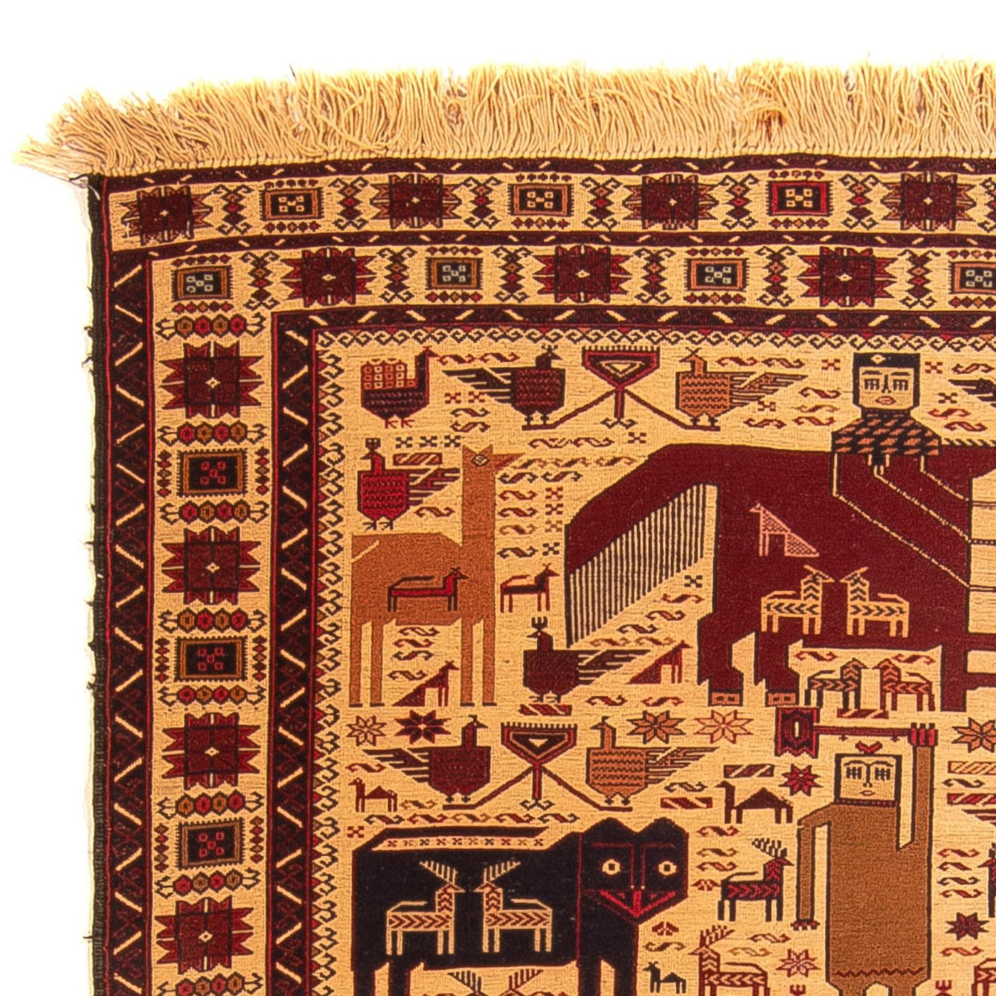 Kelim Afghan Tapijt 194x124cm