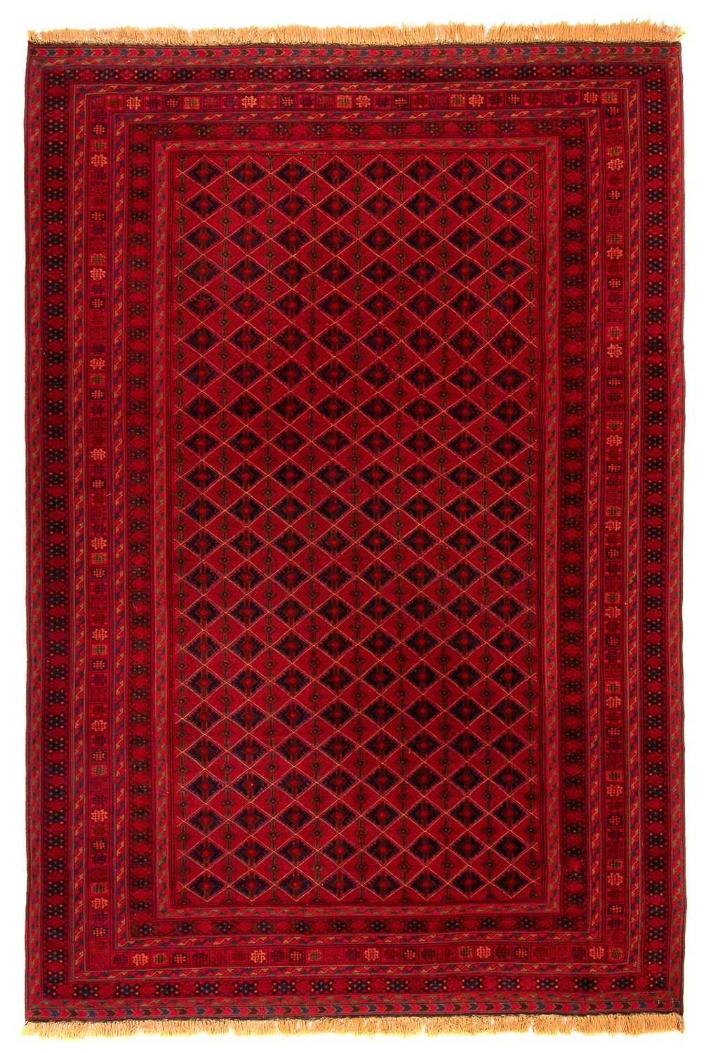 Afghaans tapijt - Bukhara - 283 x 208 cm - donkerrood