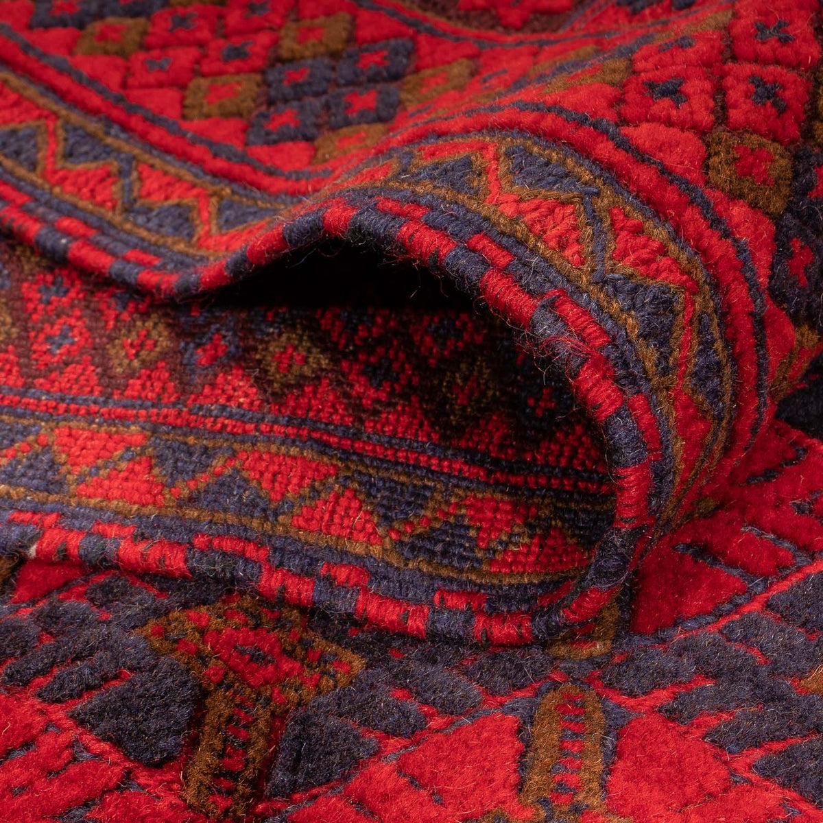 Kelim tapijt - Oosters - 199 x 141 cm - donkerrood