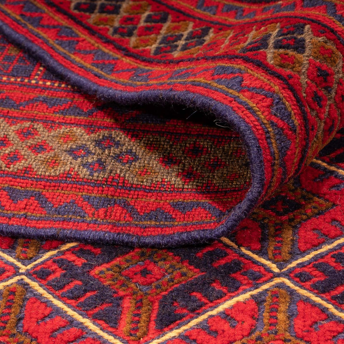 Kelim tapijt - Oosters - 196 x 136 cm - donkerrood