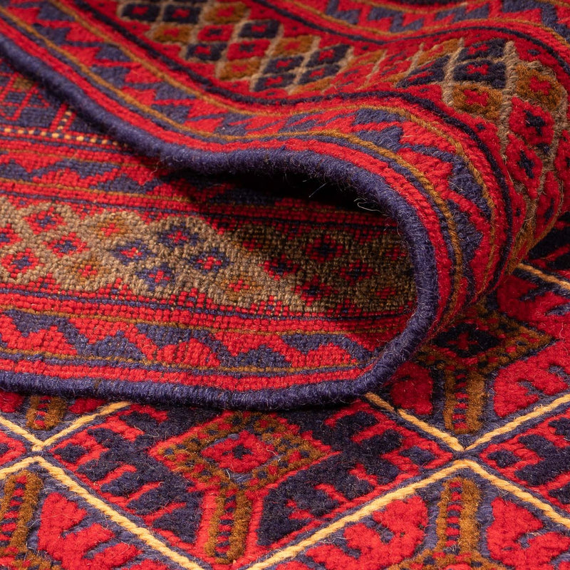 Kelim tapijt - Oosters - 196 x 136 cm - donkerrood