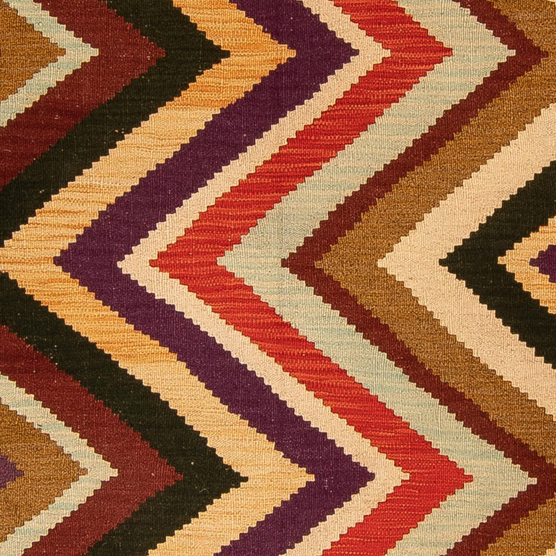 Kelim tapijt - Splash - 203 x 145 cm - veelkleurig