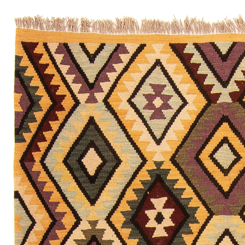 Kelim tapijt - Splash - 193 x 154 cm - veelkleurig